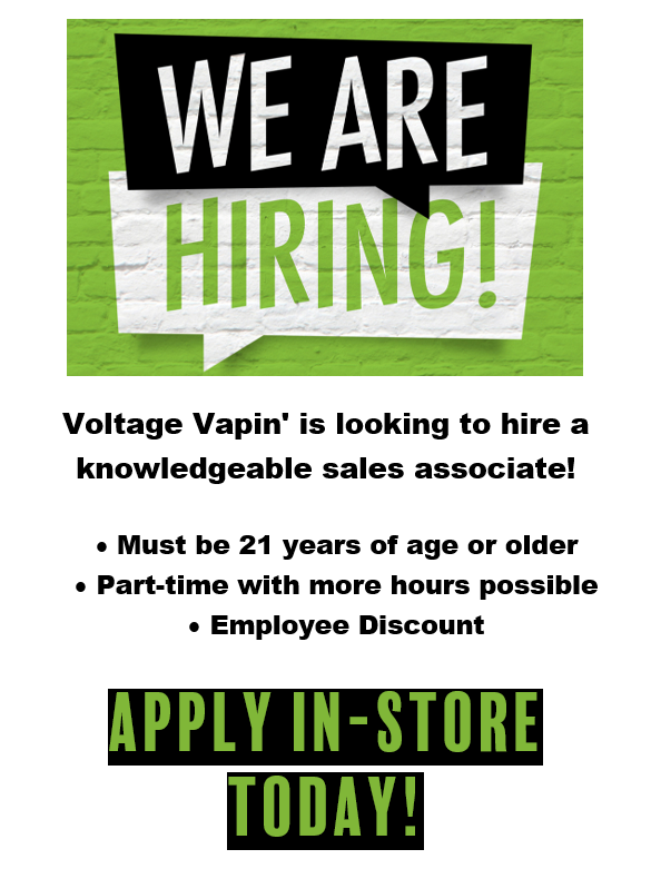 Now Hiring Flyer