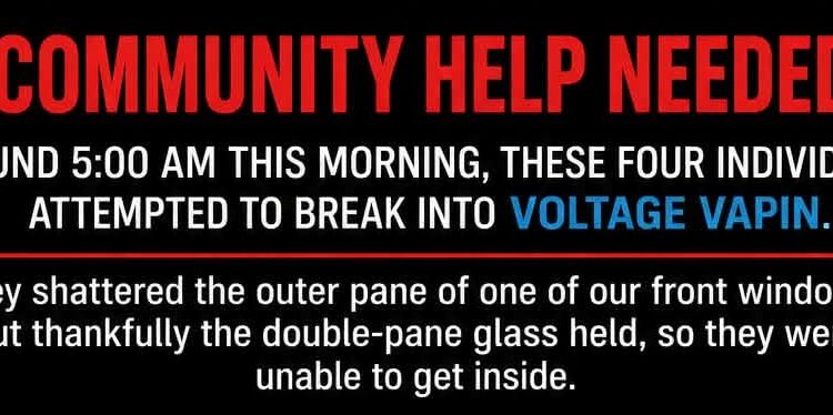 attempted break in